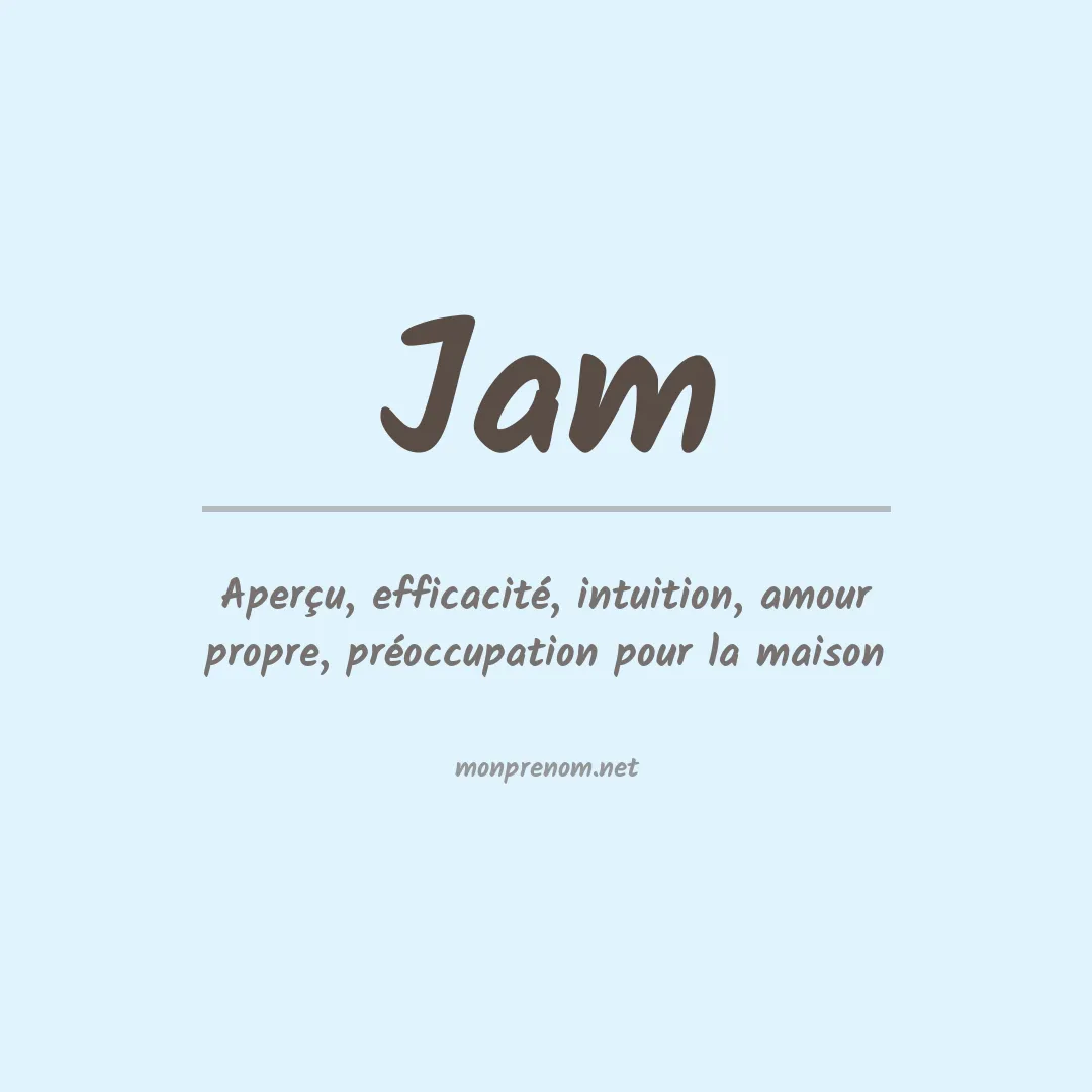Prénom Jam