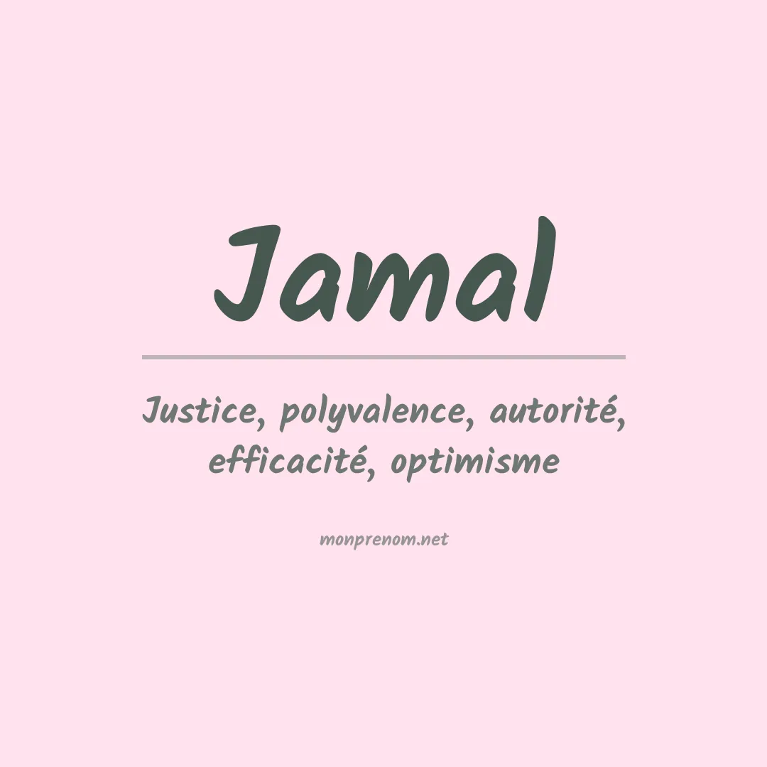 Prénom Jamal