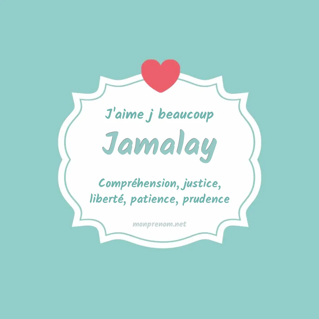 J'aime beaucoup Jamalay