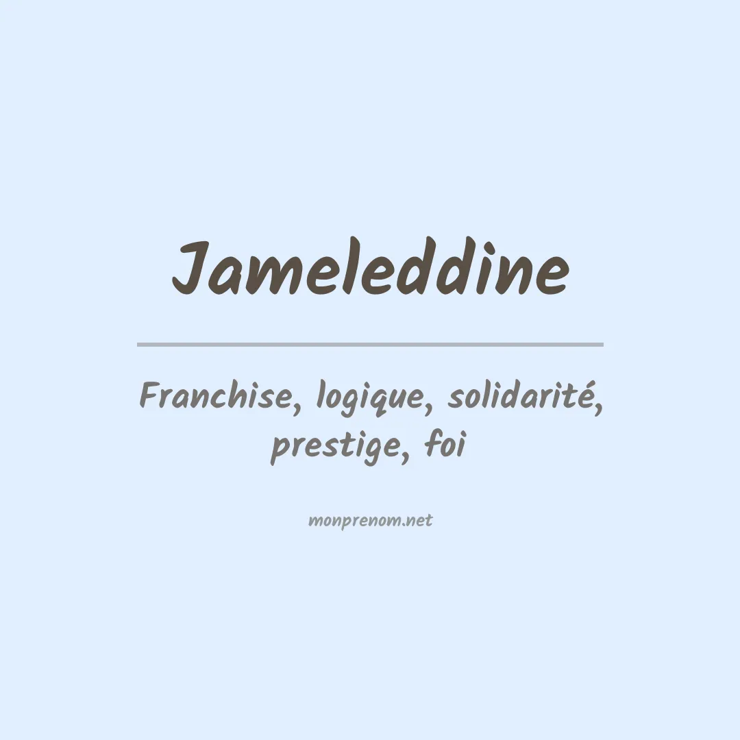 Prénom Jameleddine