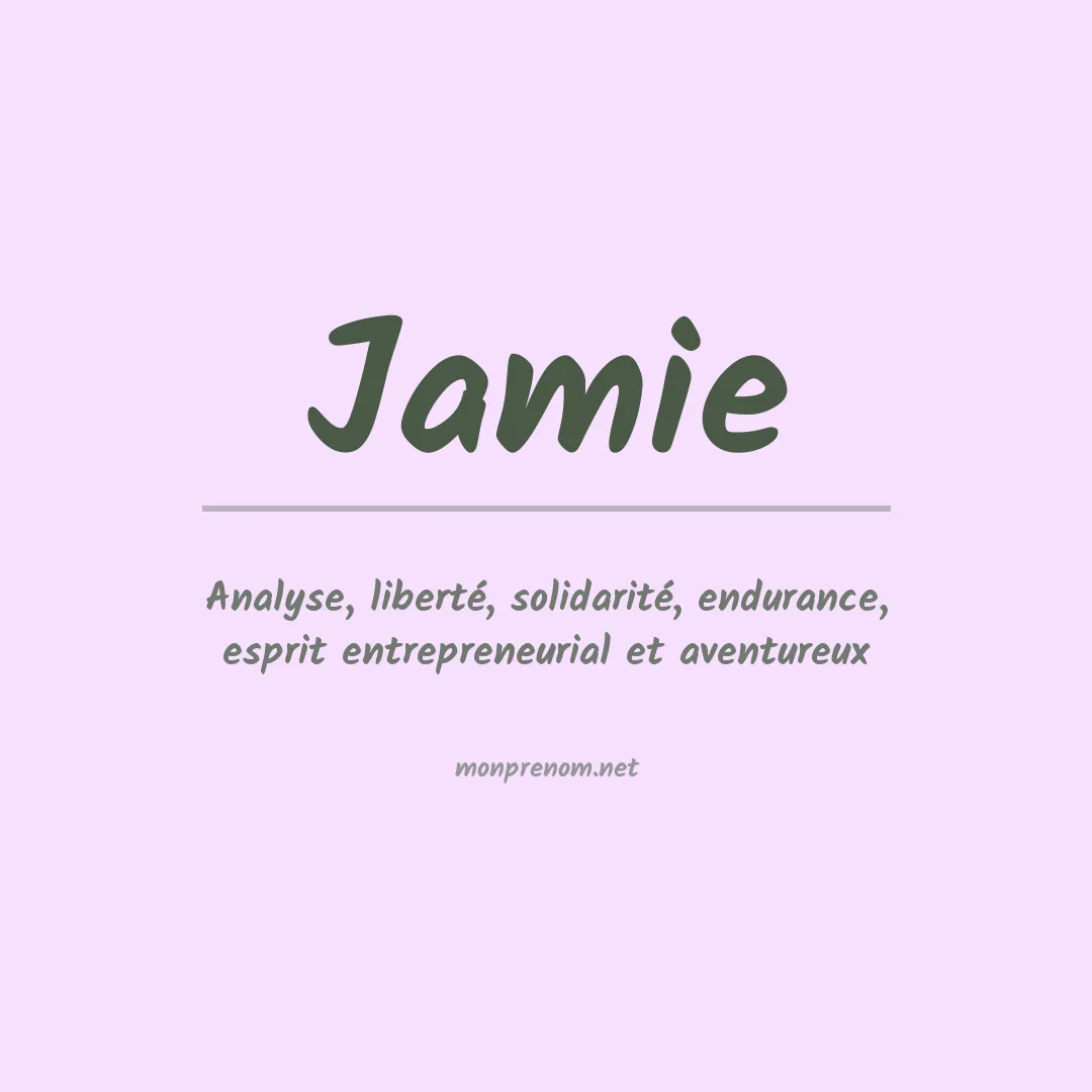Prénom Jamie