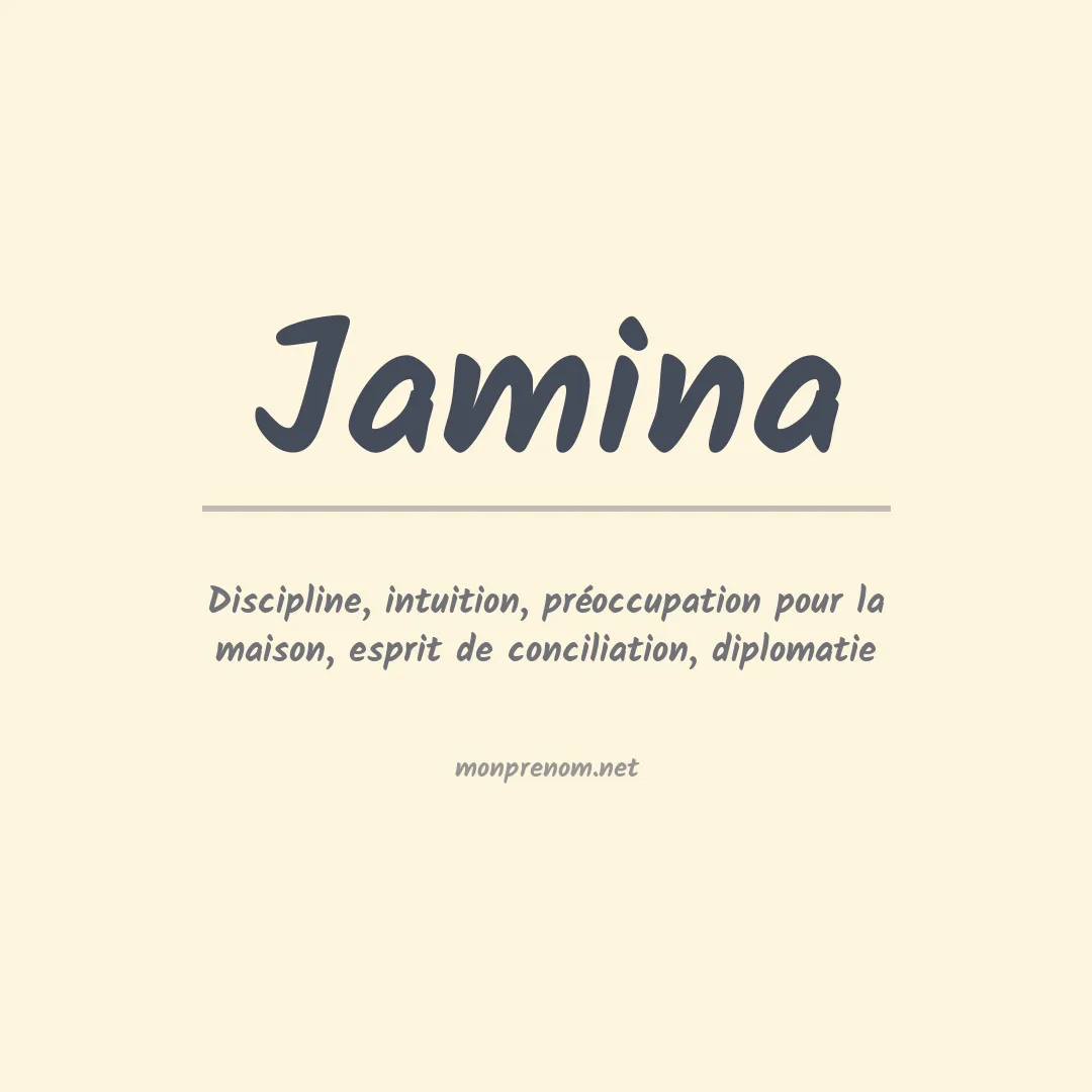 Prénom Jamina