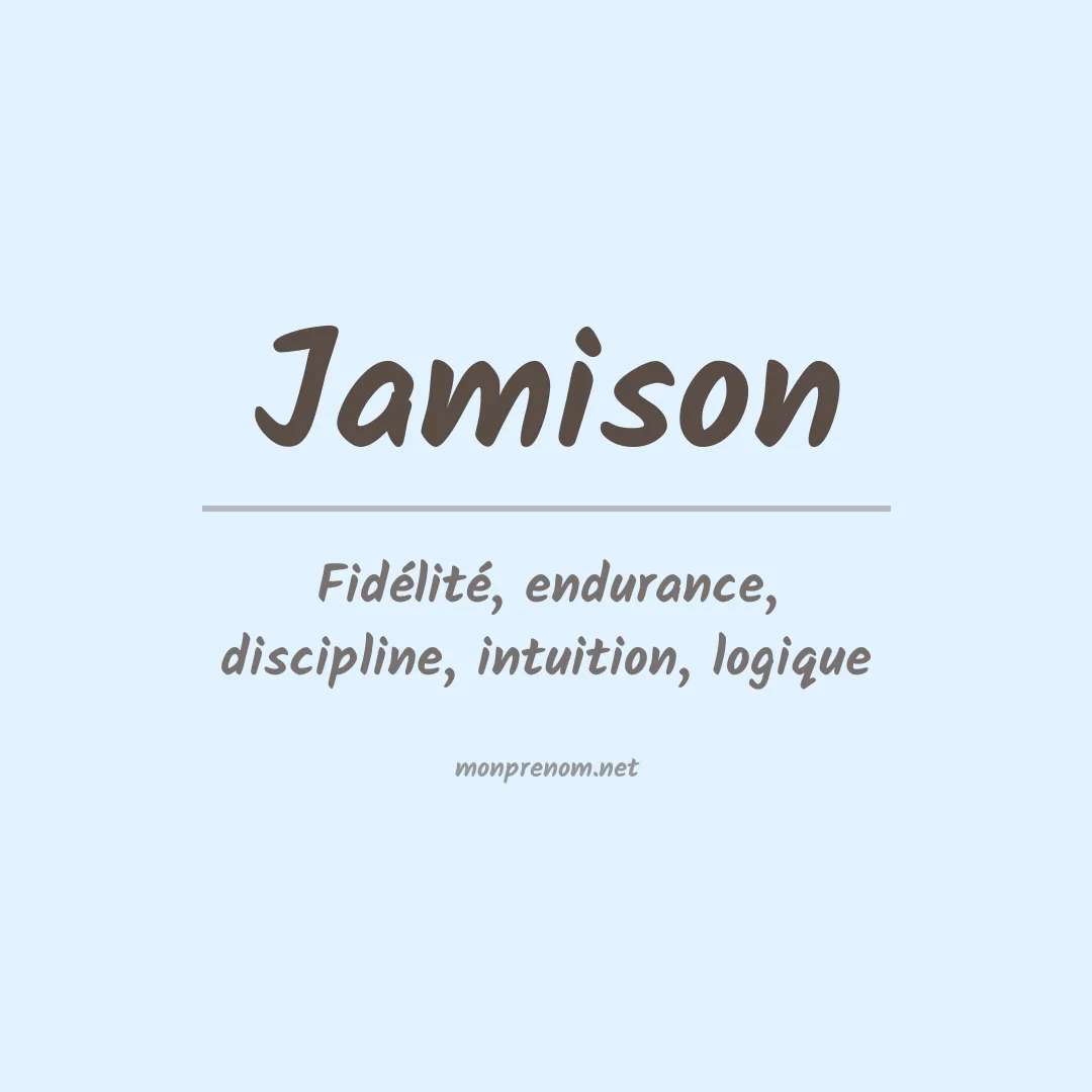 Prénom Jamison