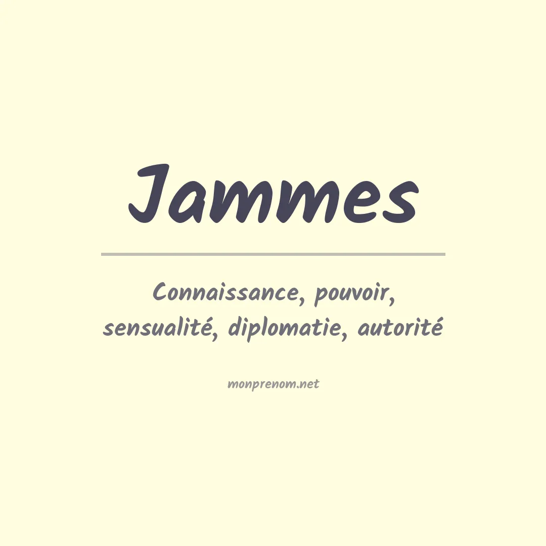 Prénom Jammes
