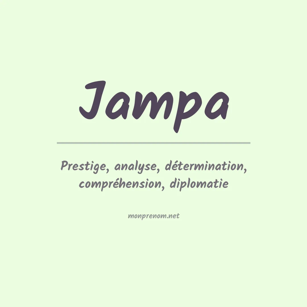 Signification du prénom Jampa