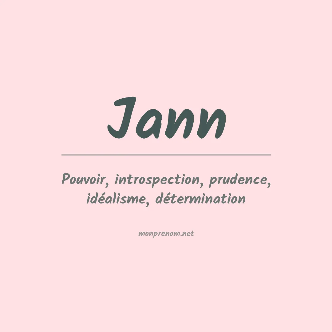 Prénom Jann