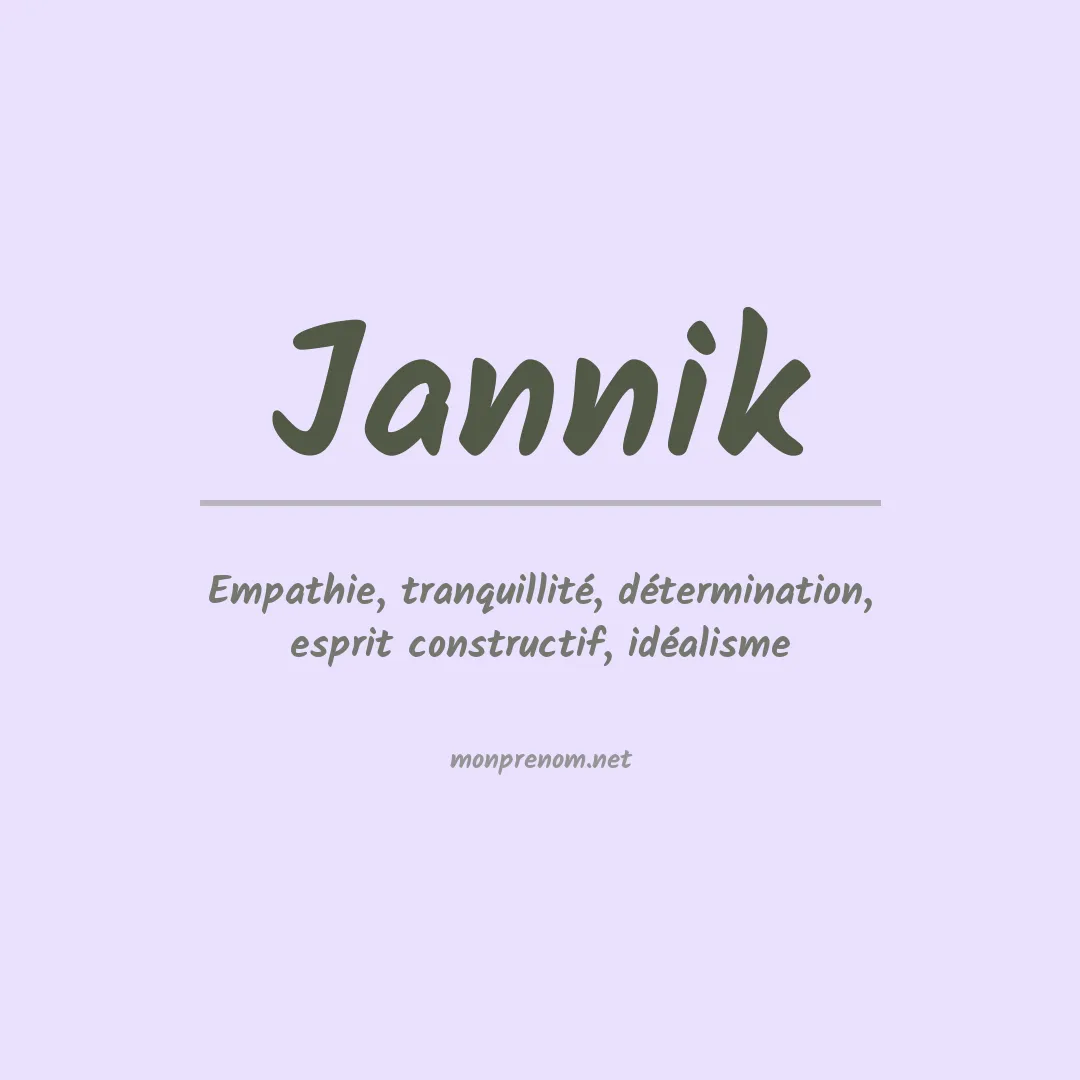 Prénom Jannik