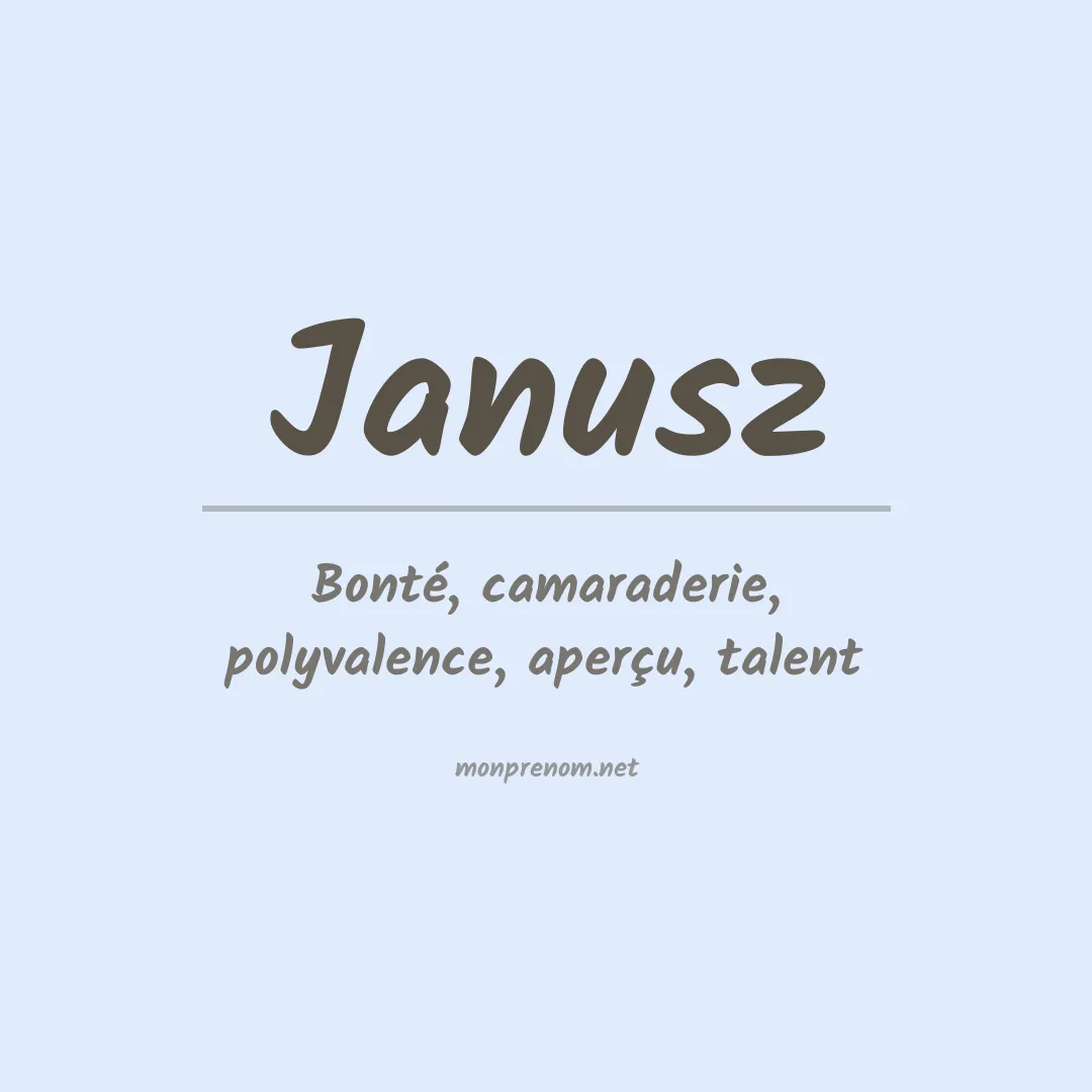 Prénom Janusz