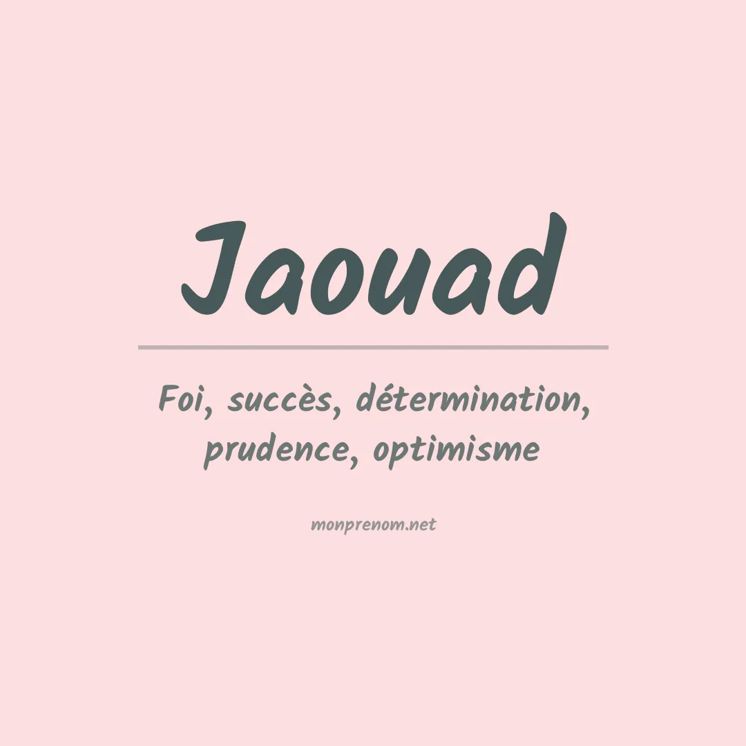 Prénom Jaouad