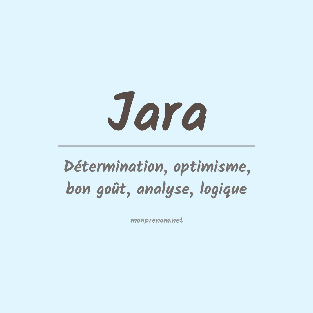 Prénom Jara