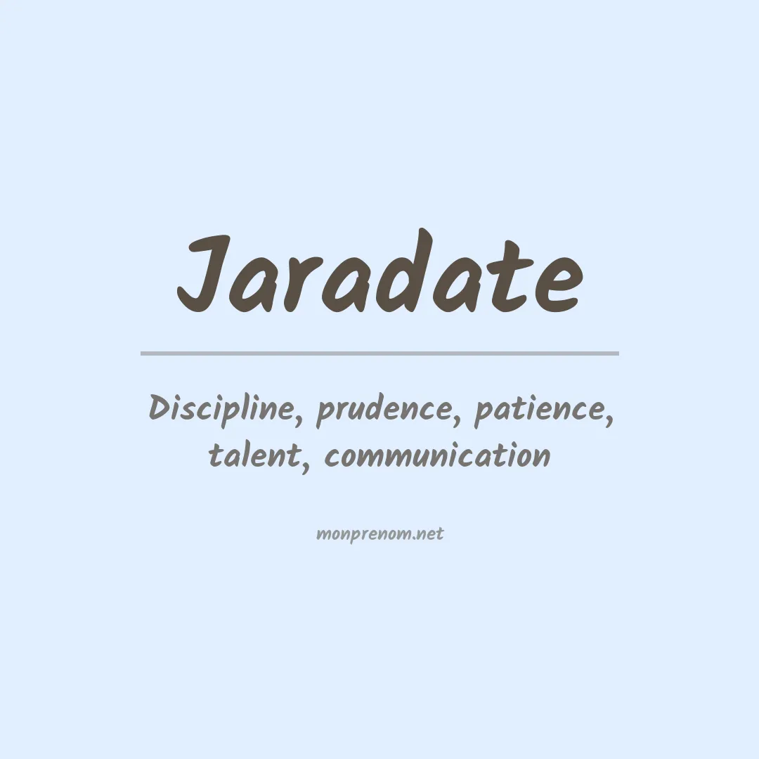 Prénom Jaradate