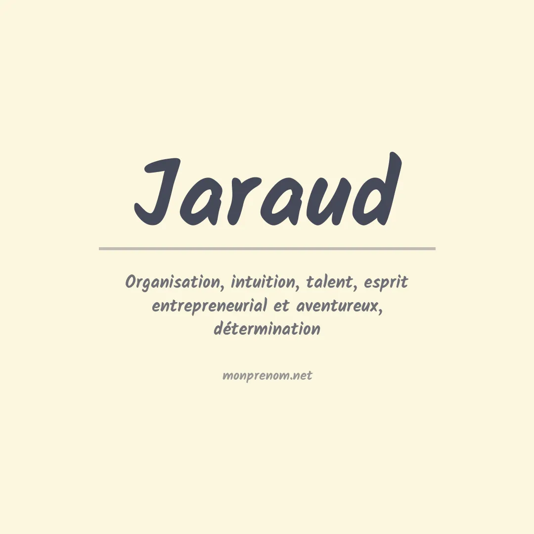 Prénom Jaraud