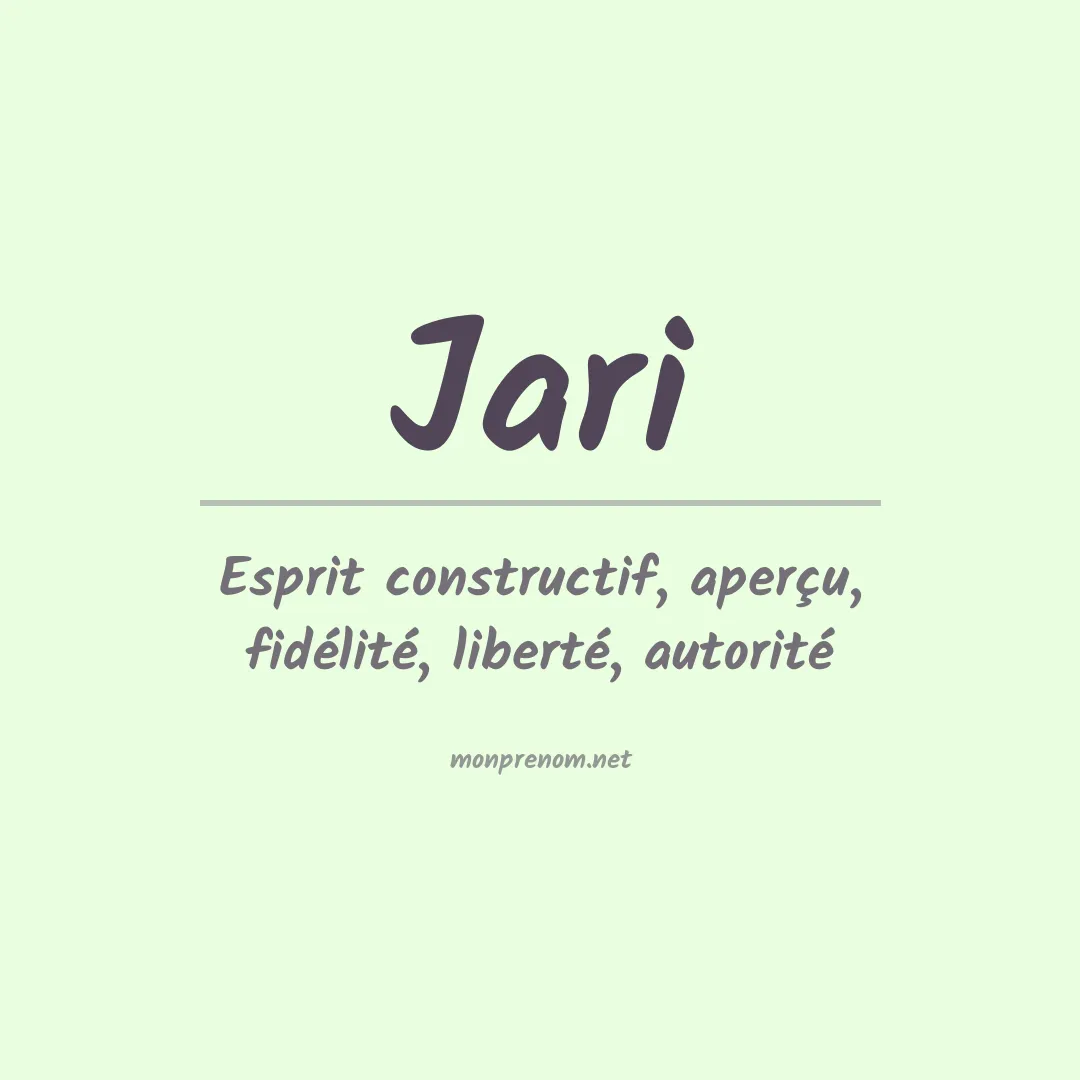 Prénom Jari