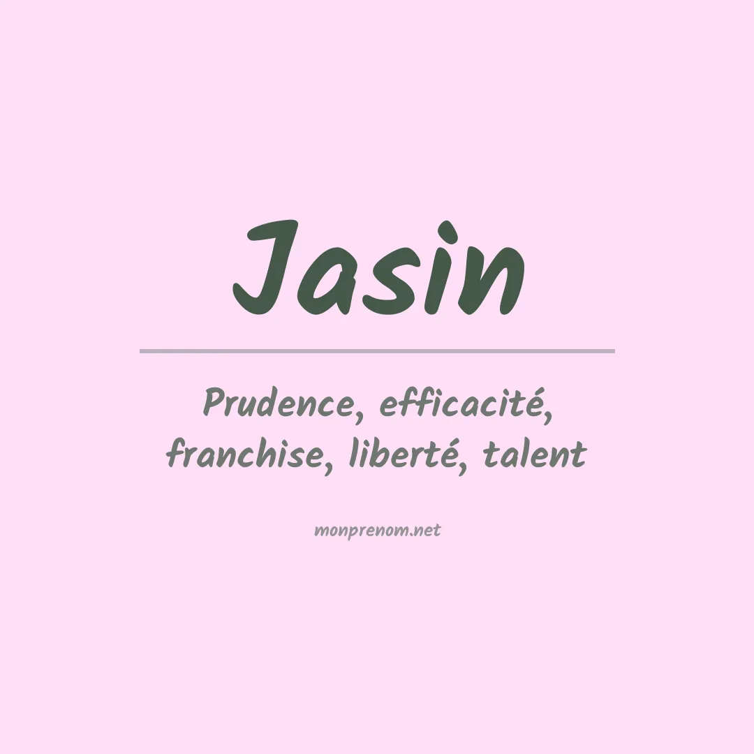 Prénom Jasin