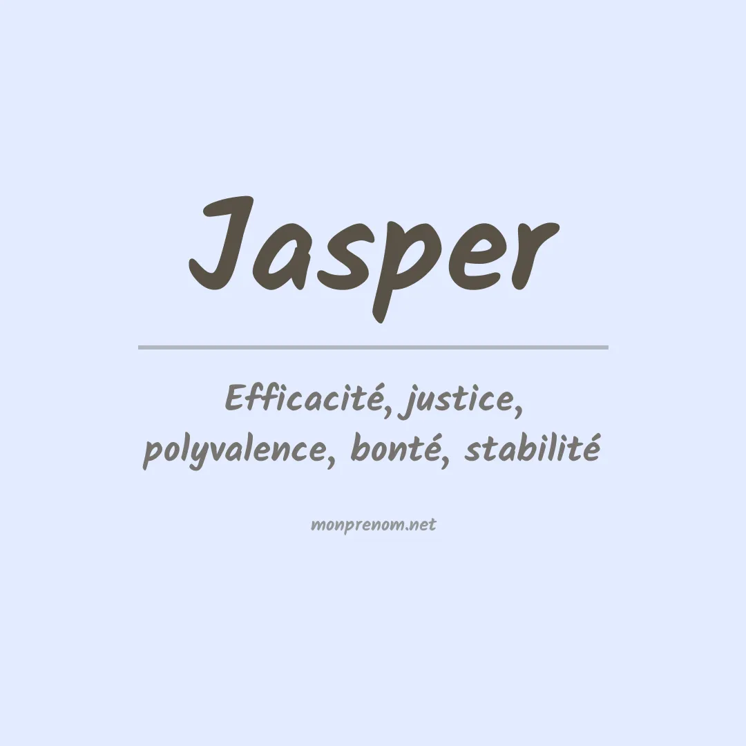 Prénom Jasper