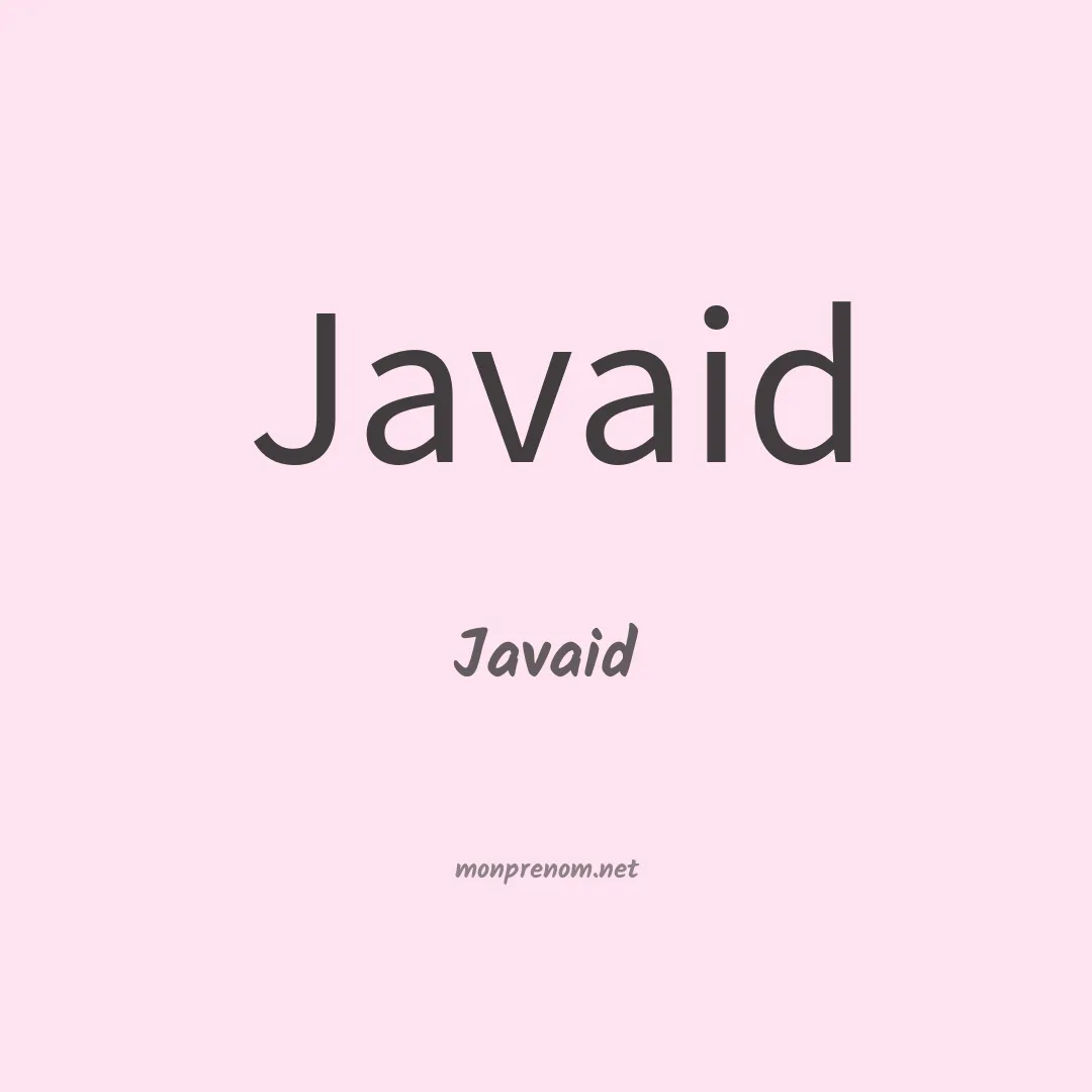 Javaid en chinois