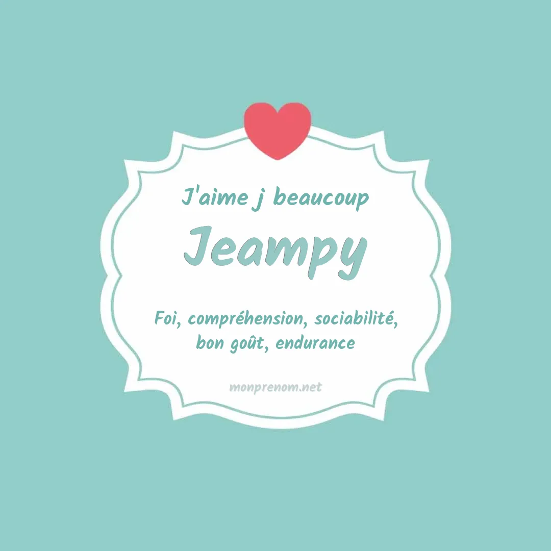 J'aime beaucoup Jeampy