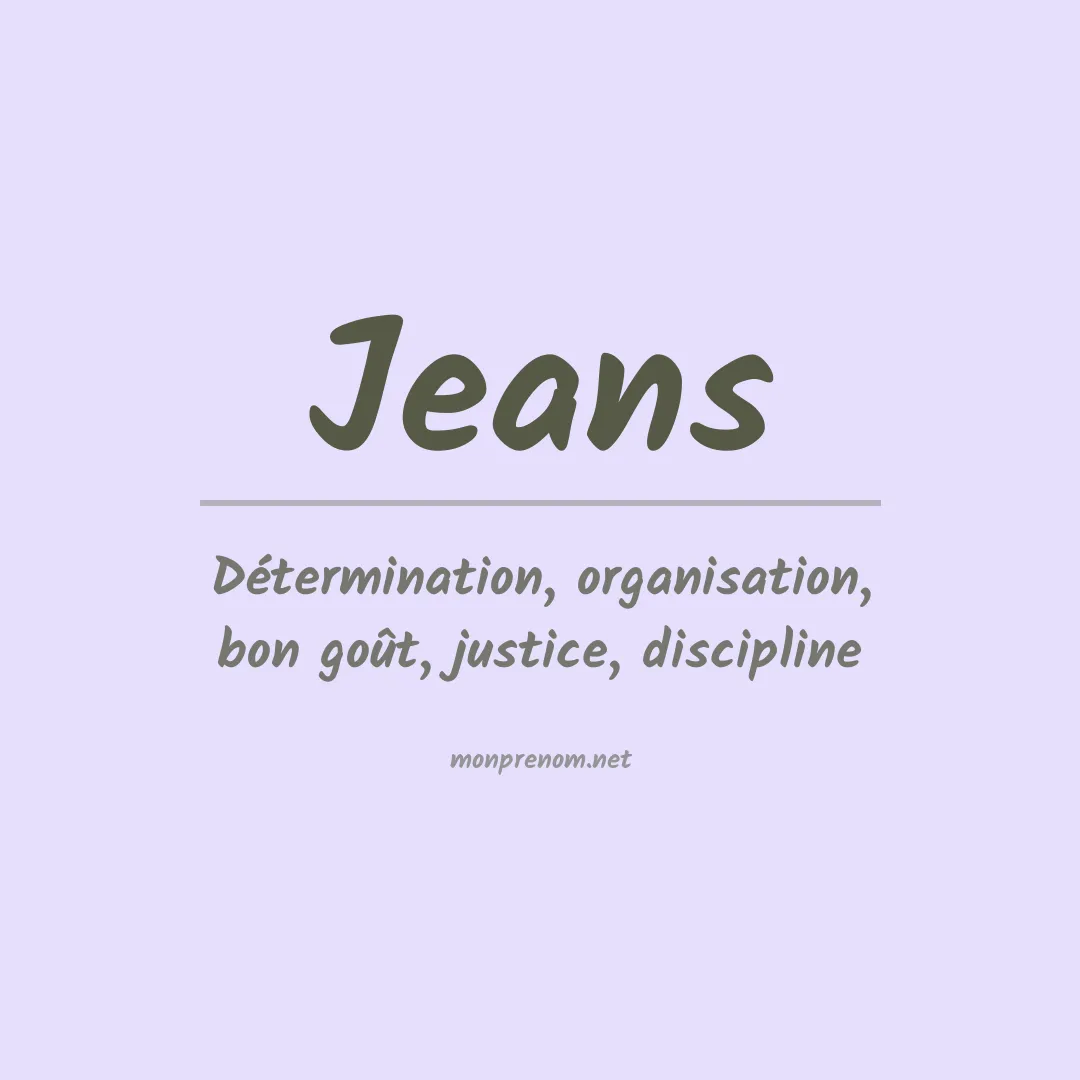 Prénom Jeans