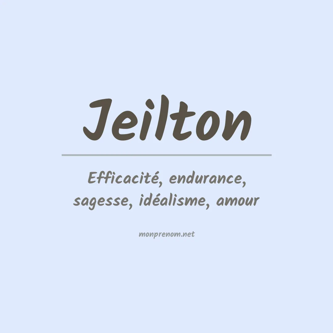 Prénom Jeilton