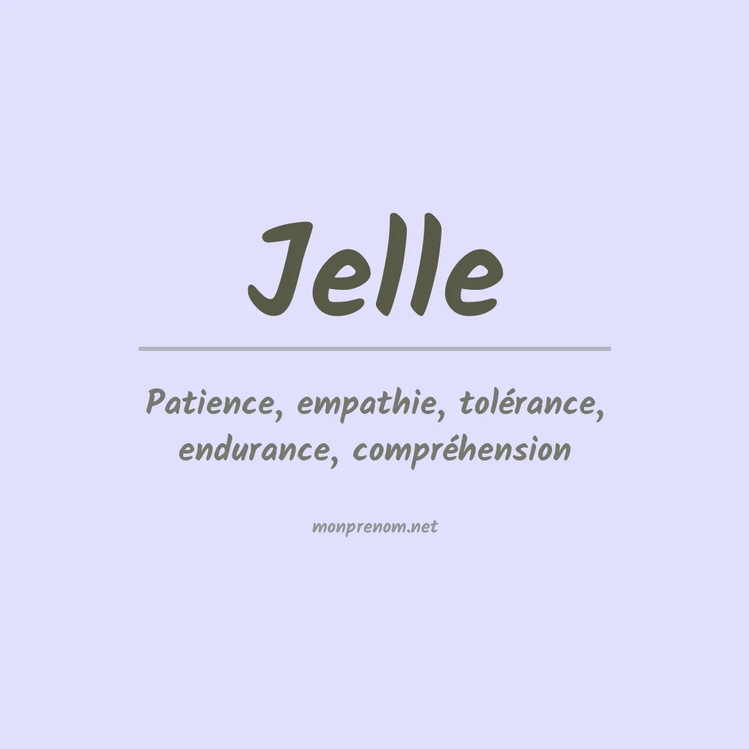 Prénom Jelle