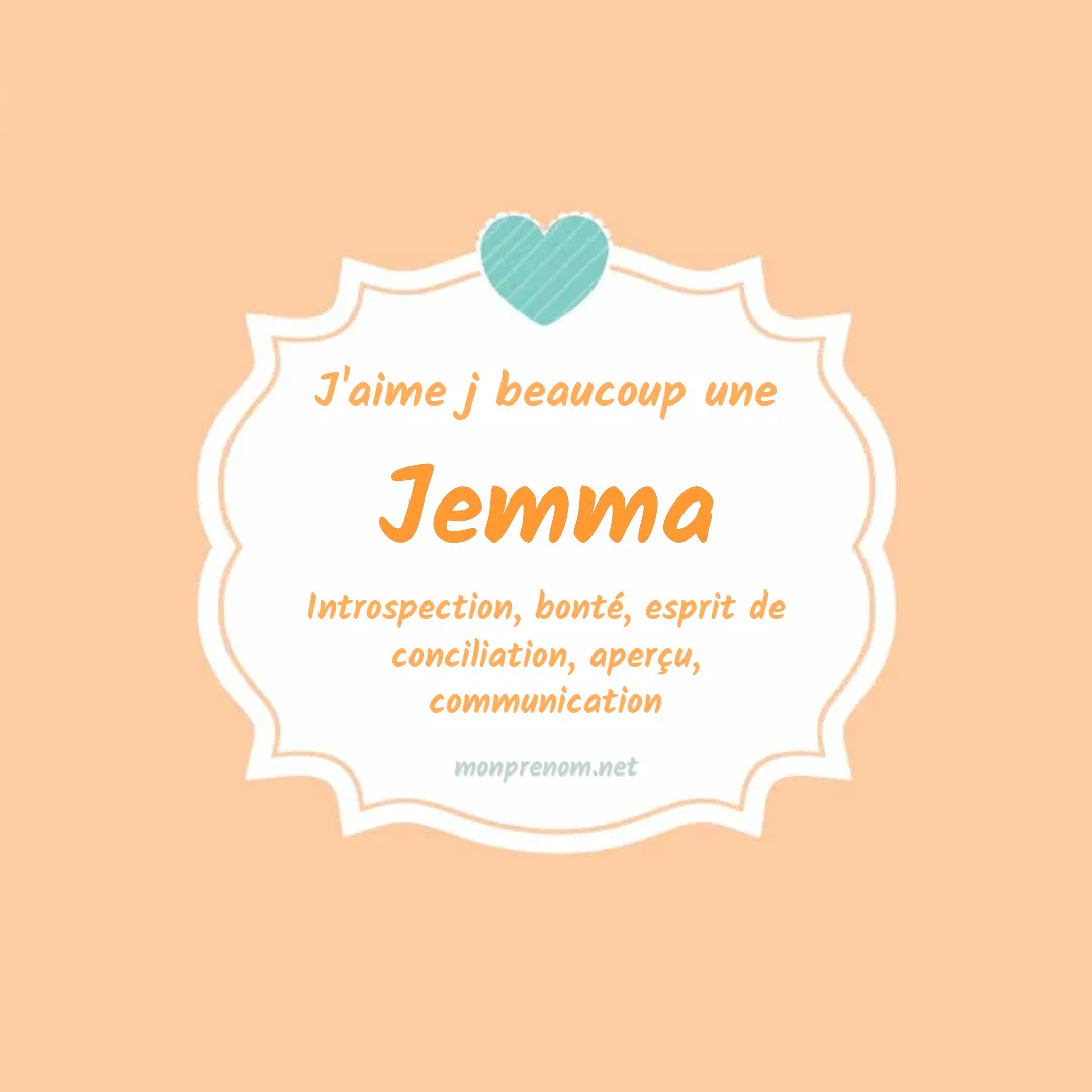 J'aime beaucoup Jemma