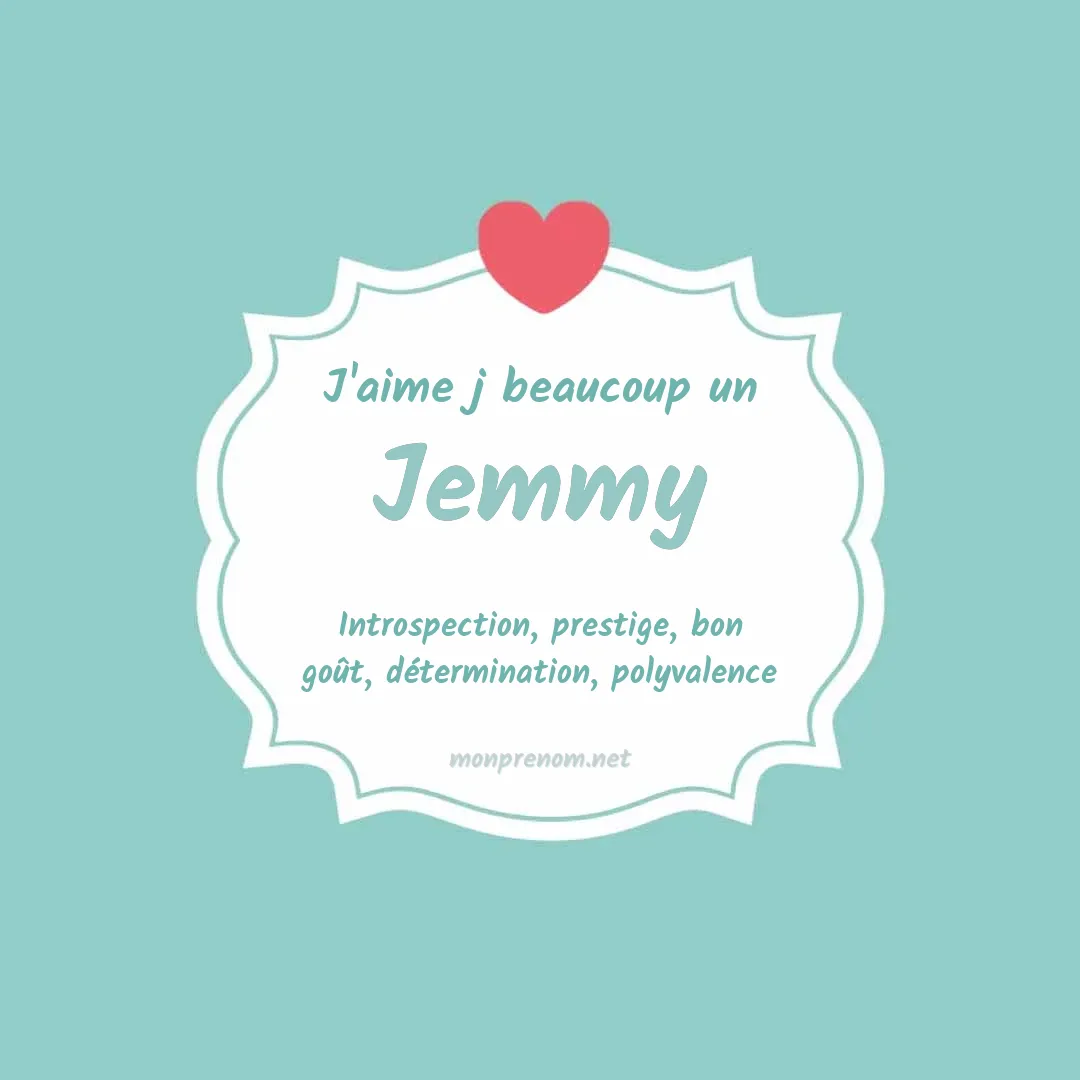 J'aime beaucoup Jemmy