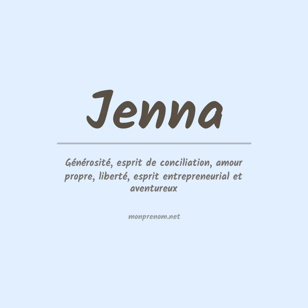 Prénom Jenna