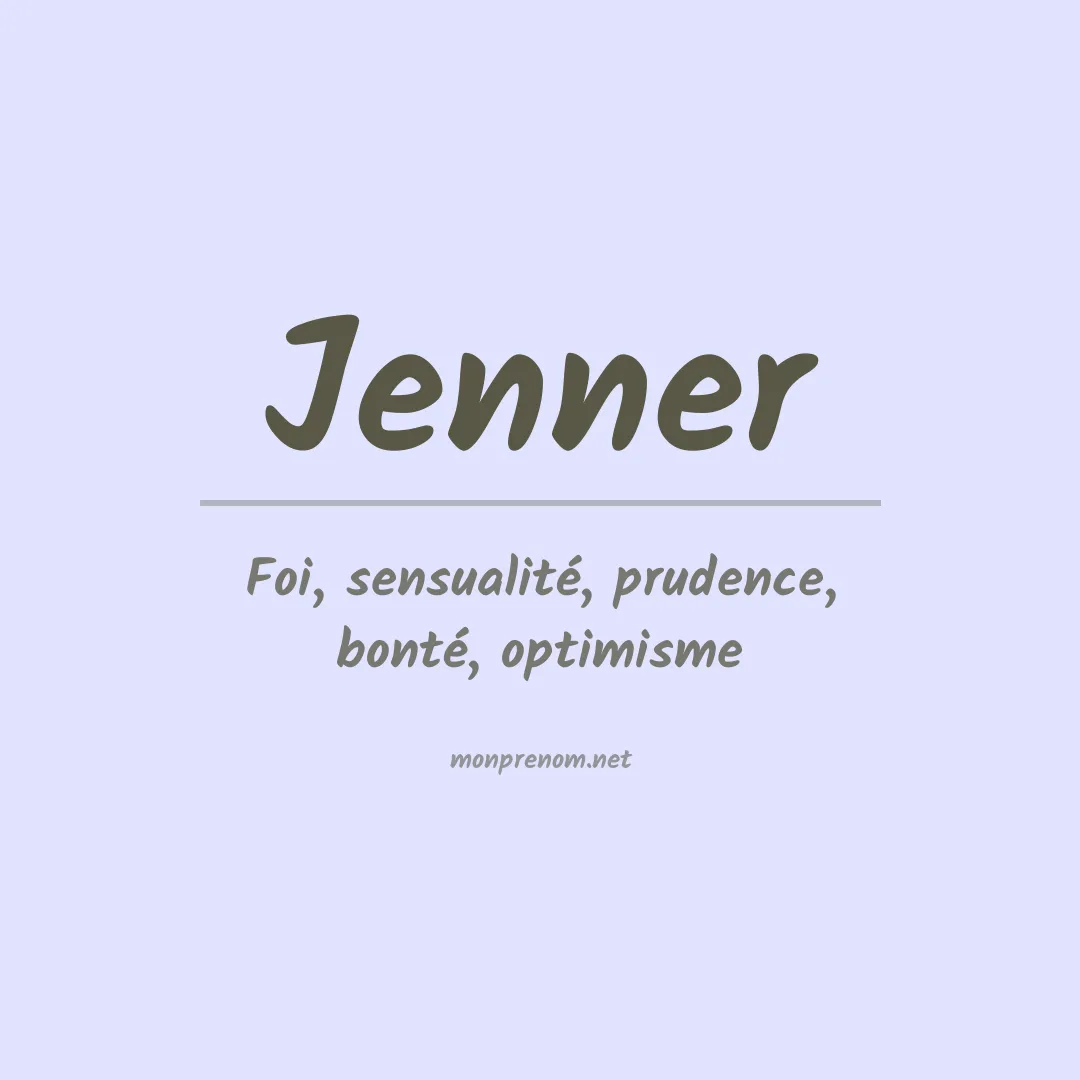 Prénom Jenner