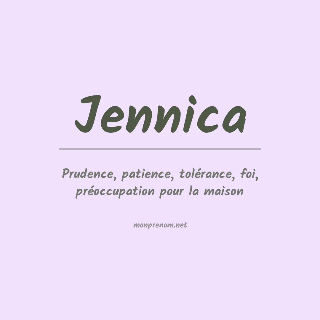 Signification du prénom Jennica