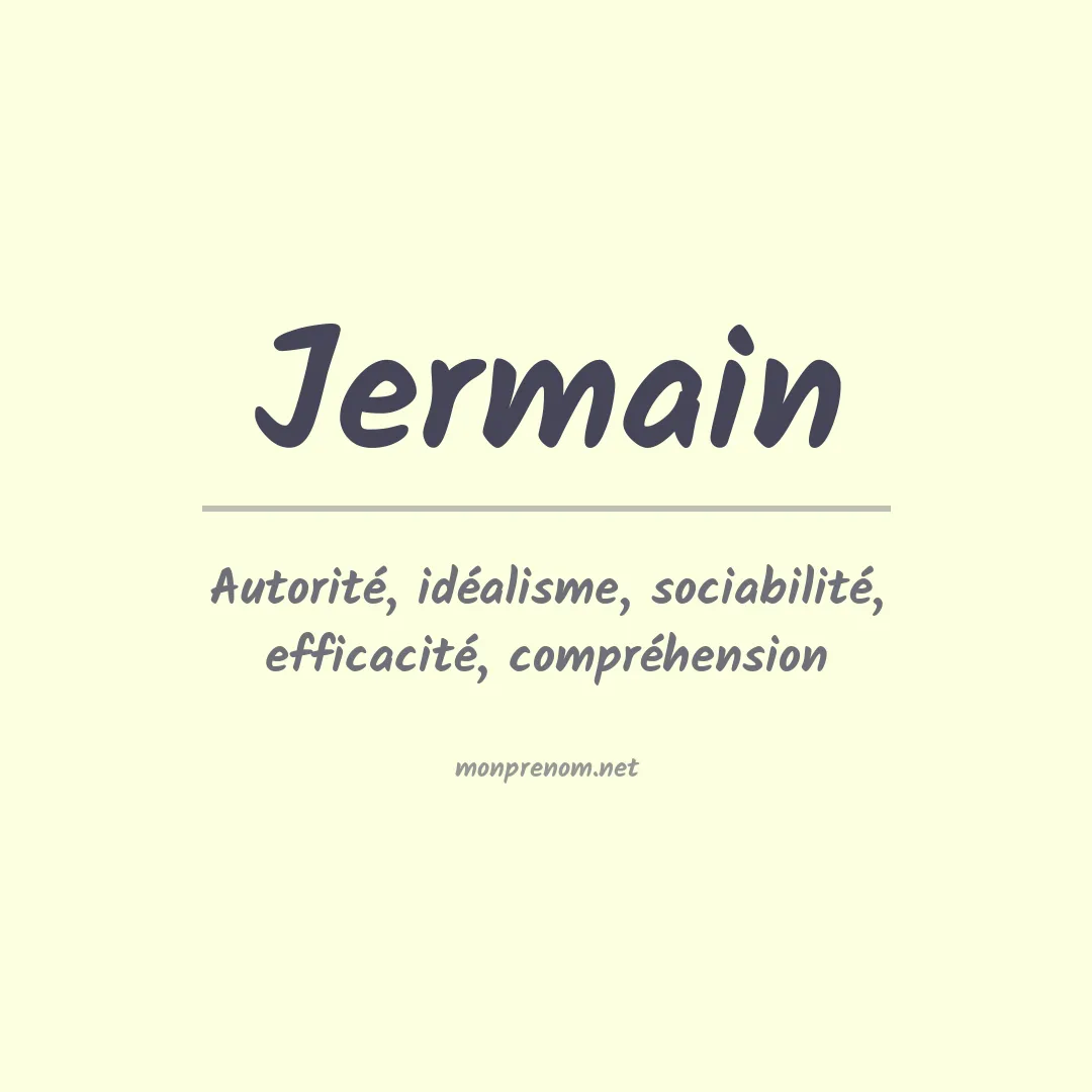 Prénom Jermain