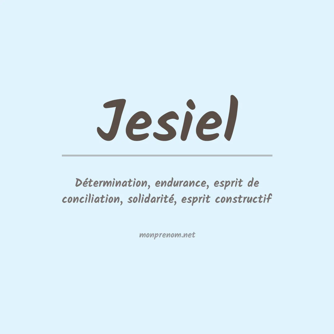 Prénom Jesiel