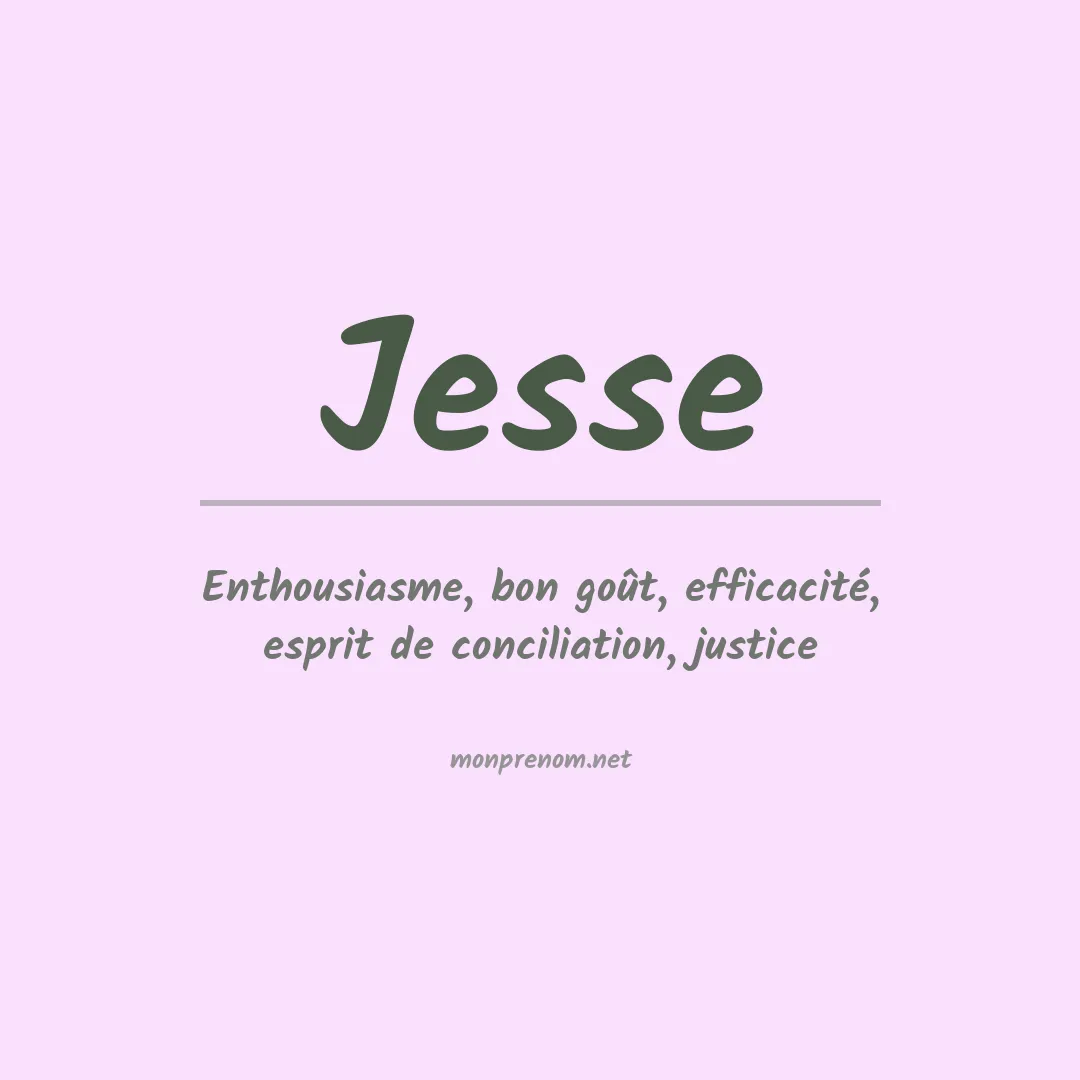 Prénom Jesse