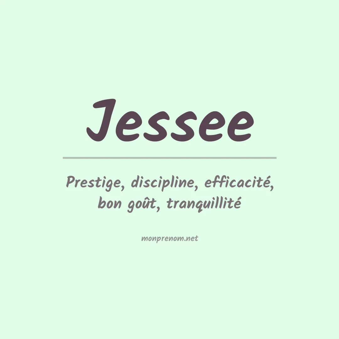 Prénom Jessee