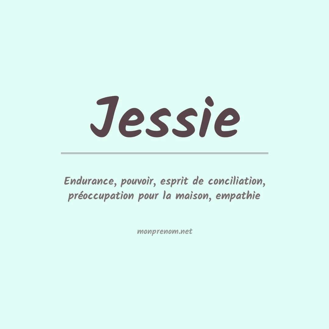 Prénom Jessie
