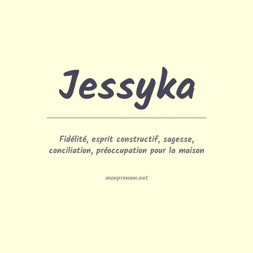 Prénom Jessyka