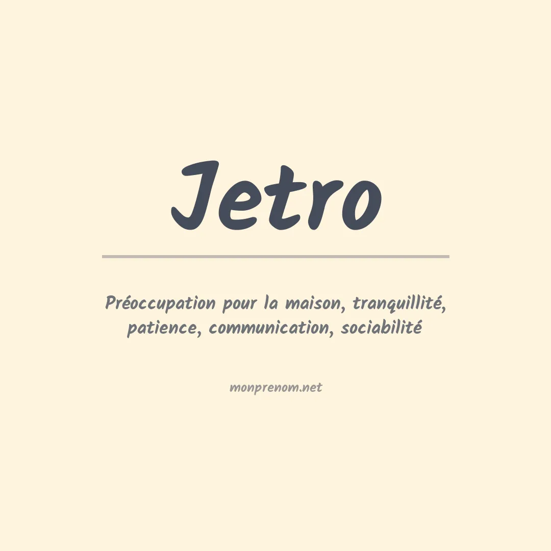 Prénom Jetro