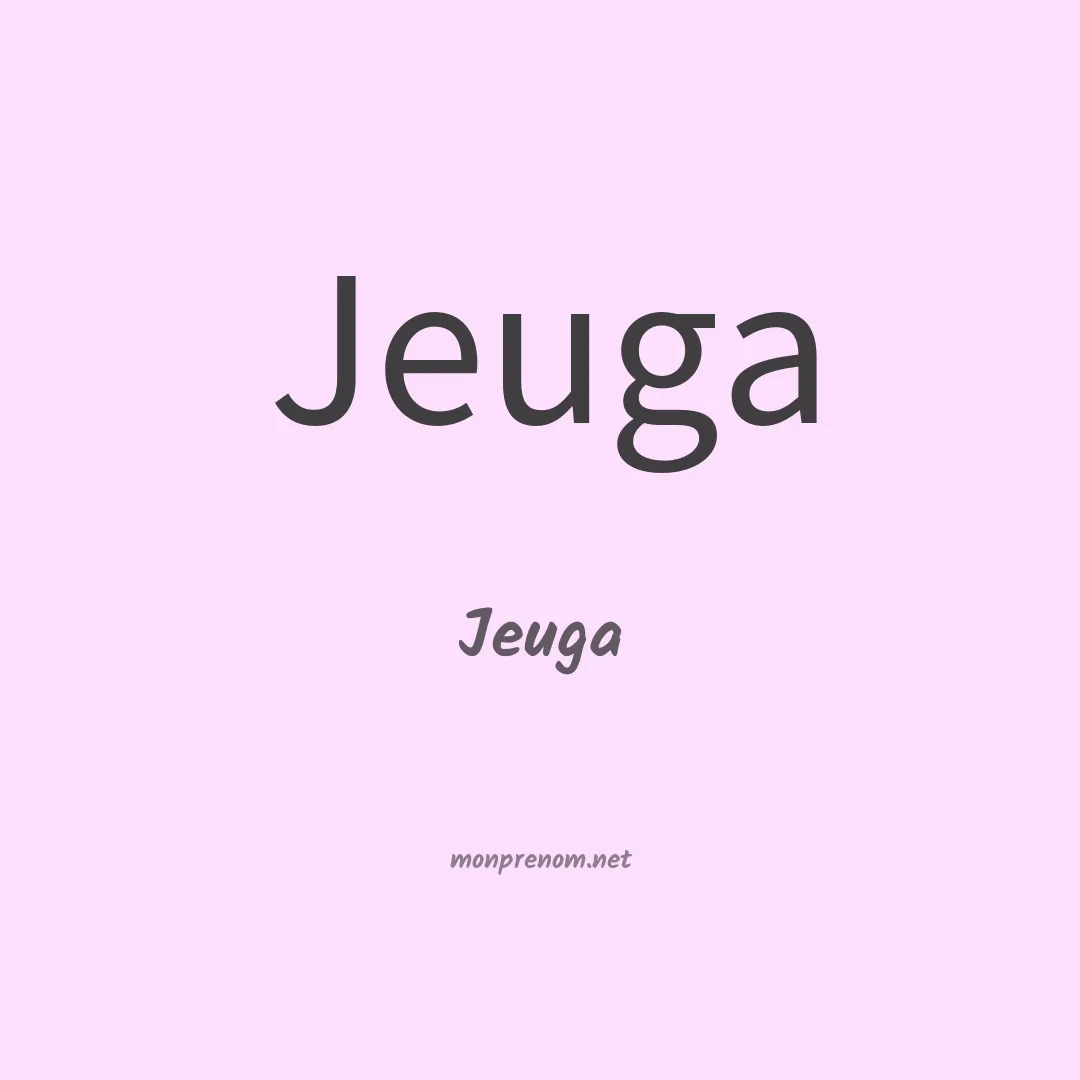 Jeuga en chinois