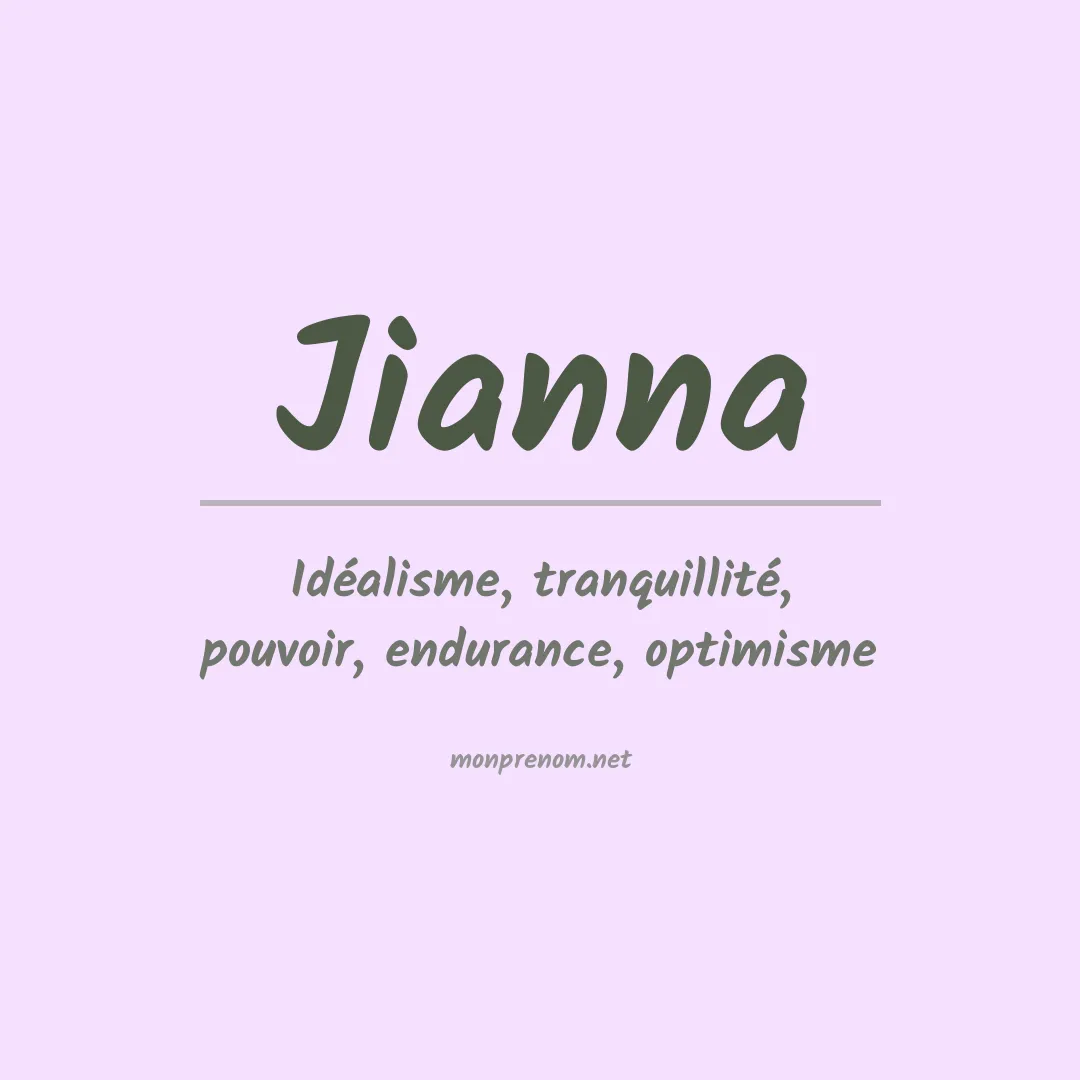 Signification du prénom Jianna