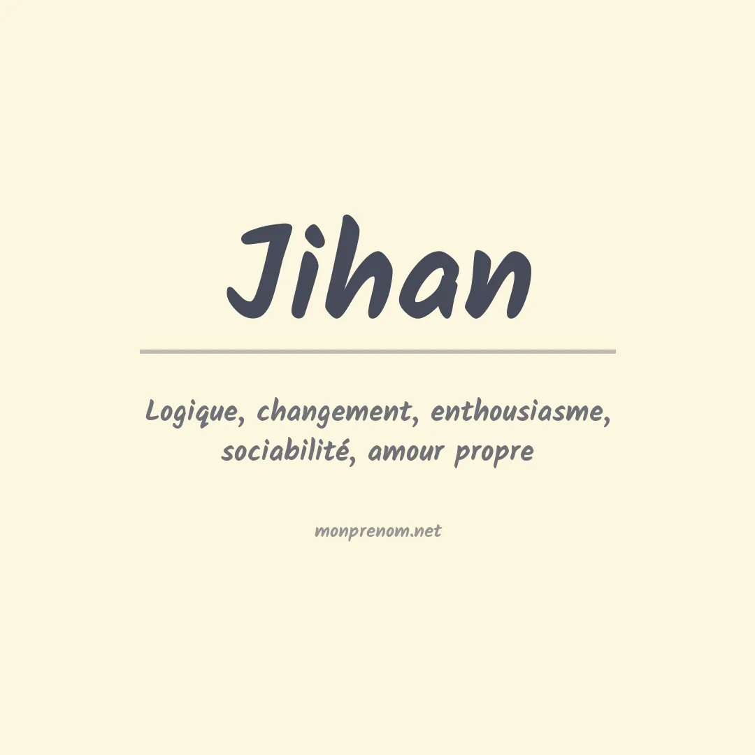 Prénom Jihan