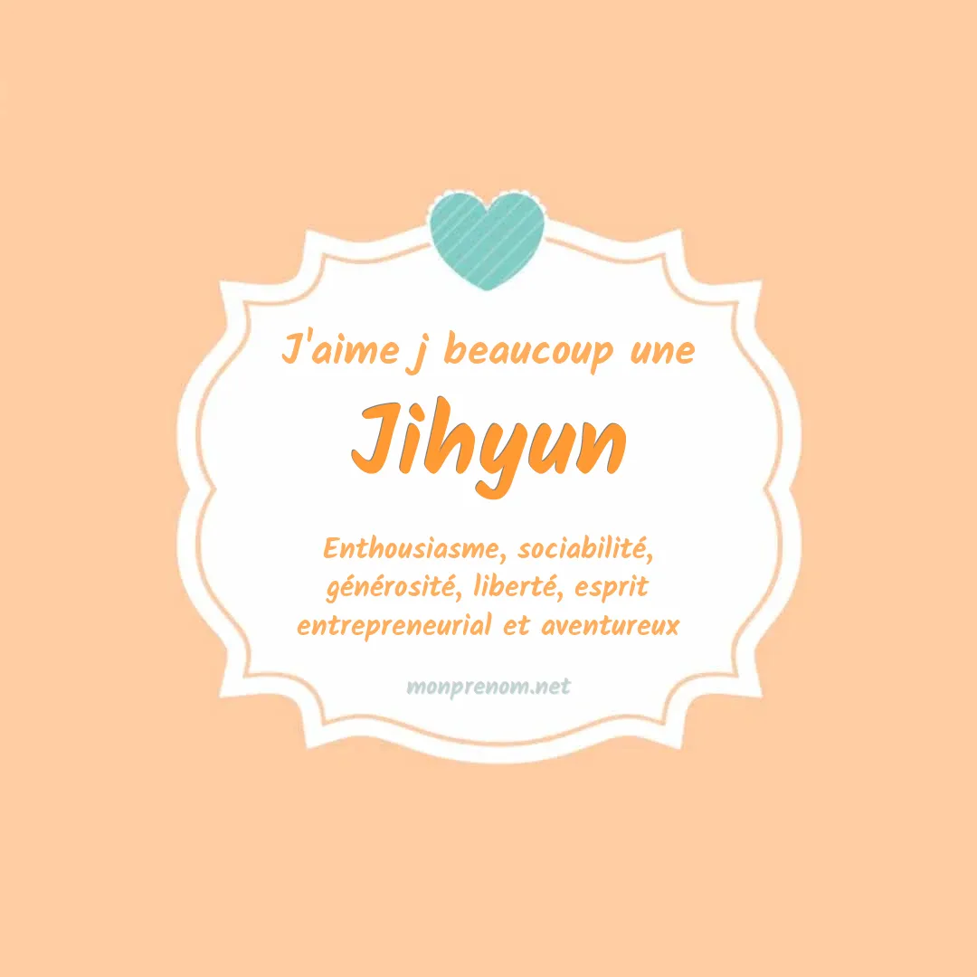 J'aime beaucoup Jihyun