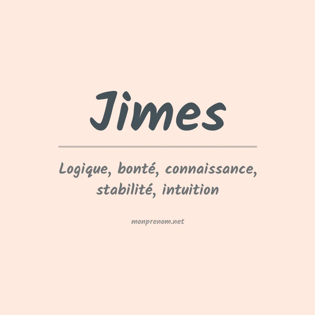 Prénom Jimes