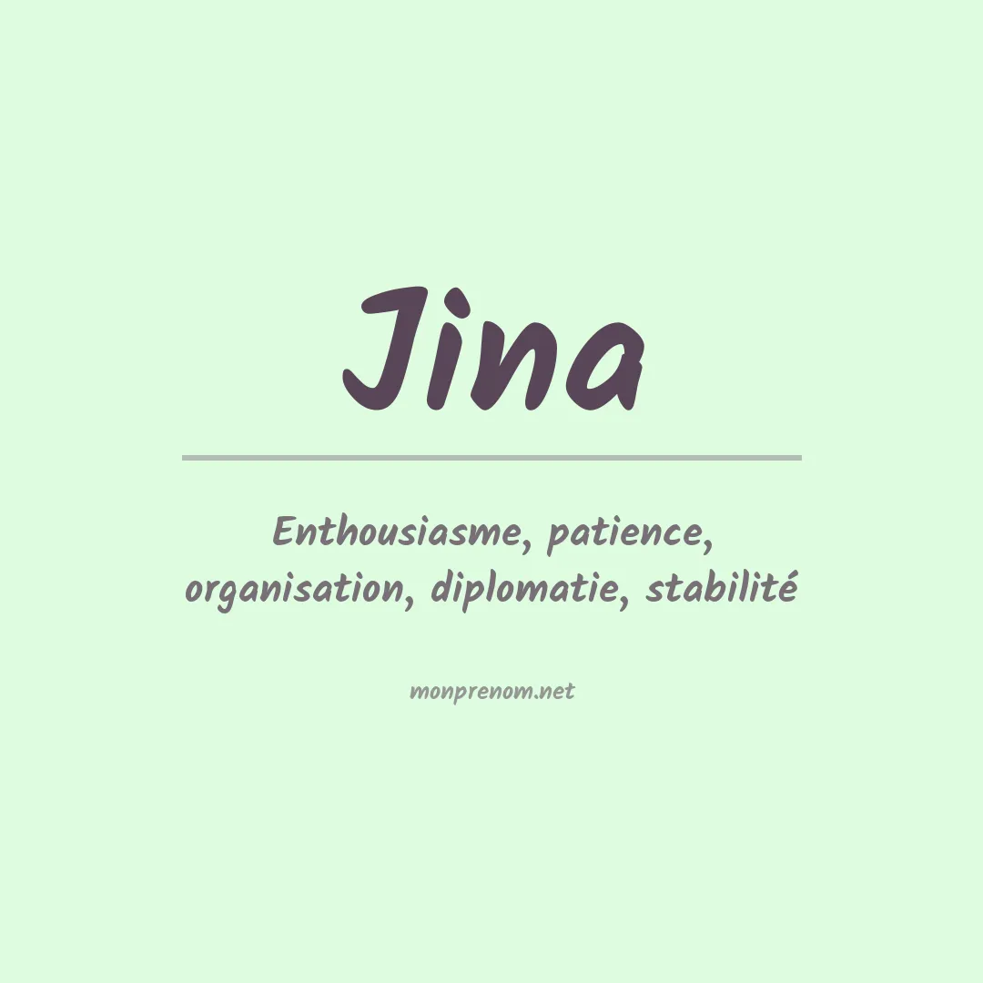 Prénom Jina