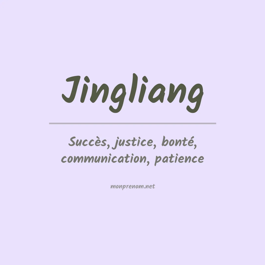 Signification du prénom Jingliang