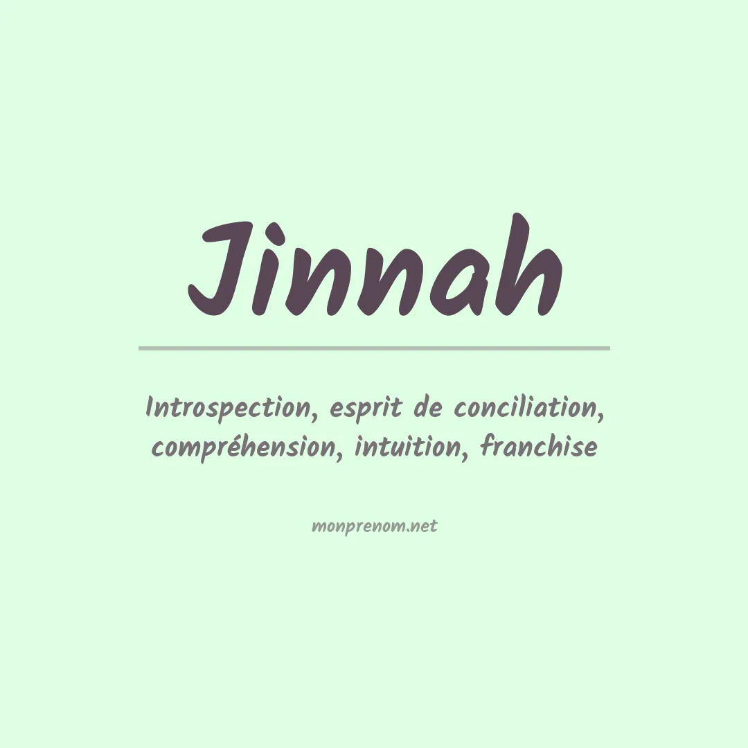 Prénom Jinnah