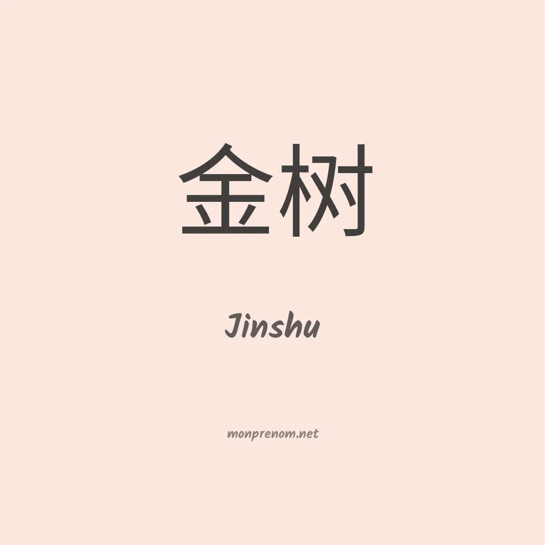 Jinshu en chinois