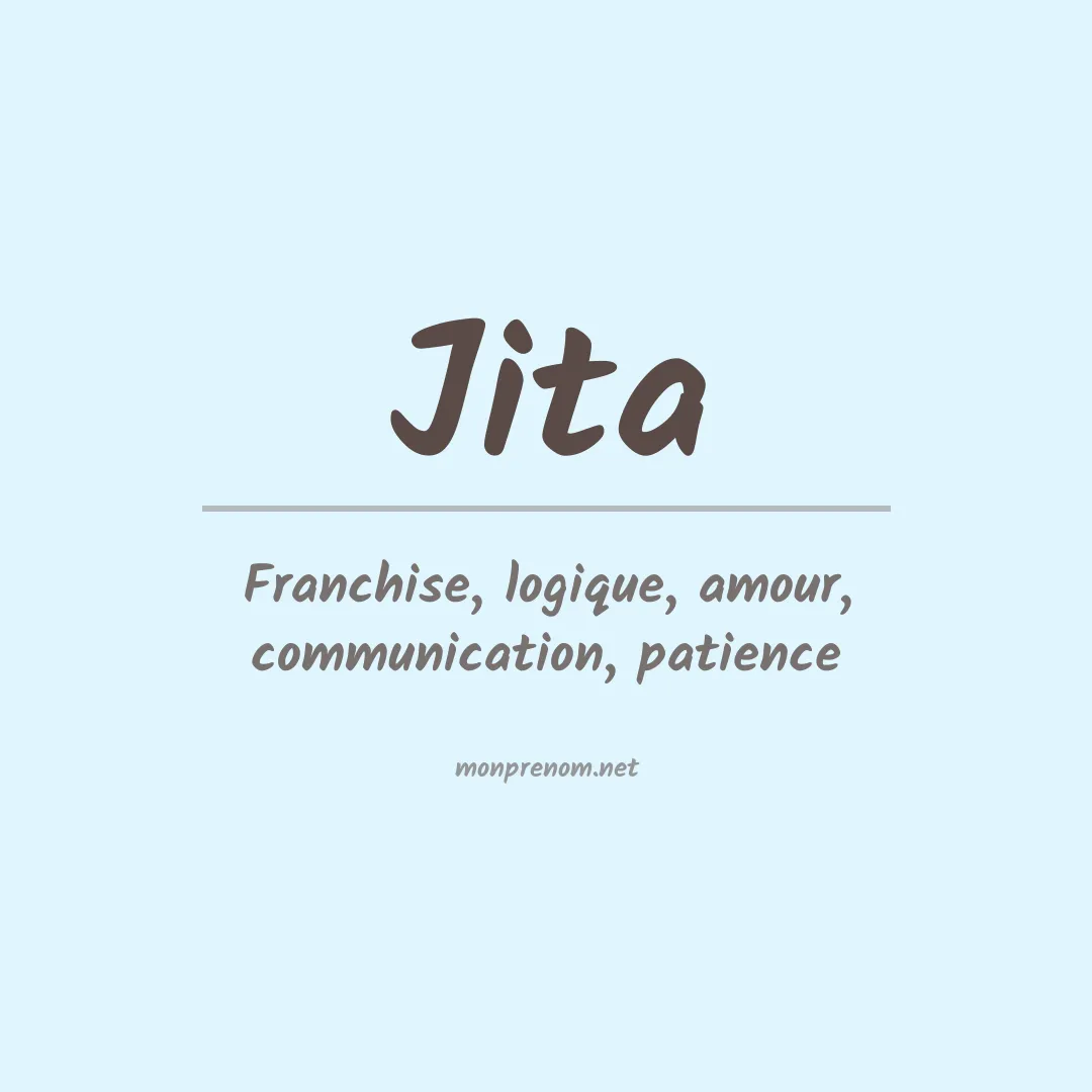 Signification du prénom Jita