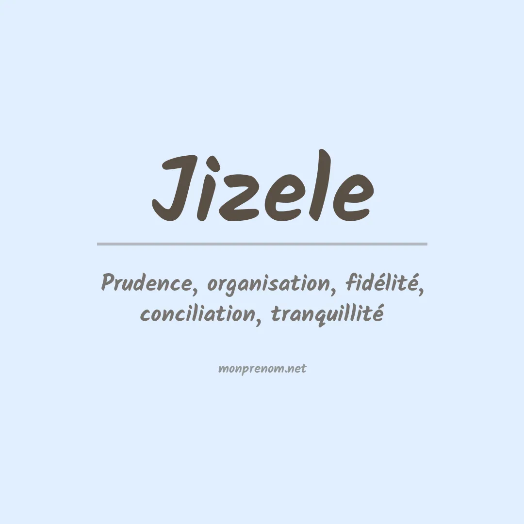 Prénom Jizele