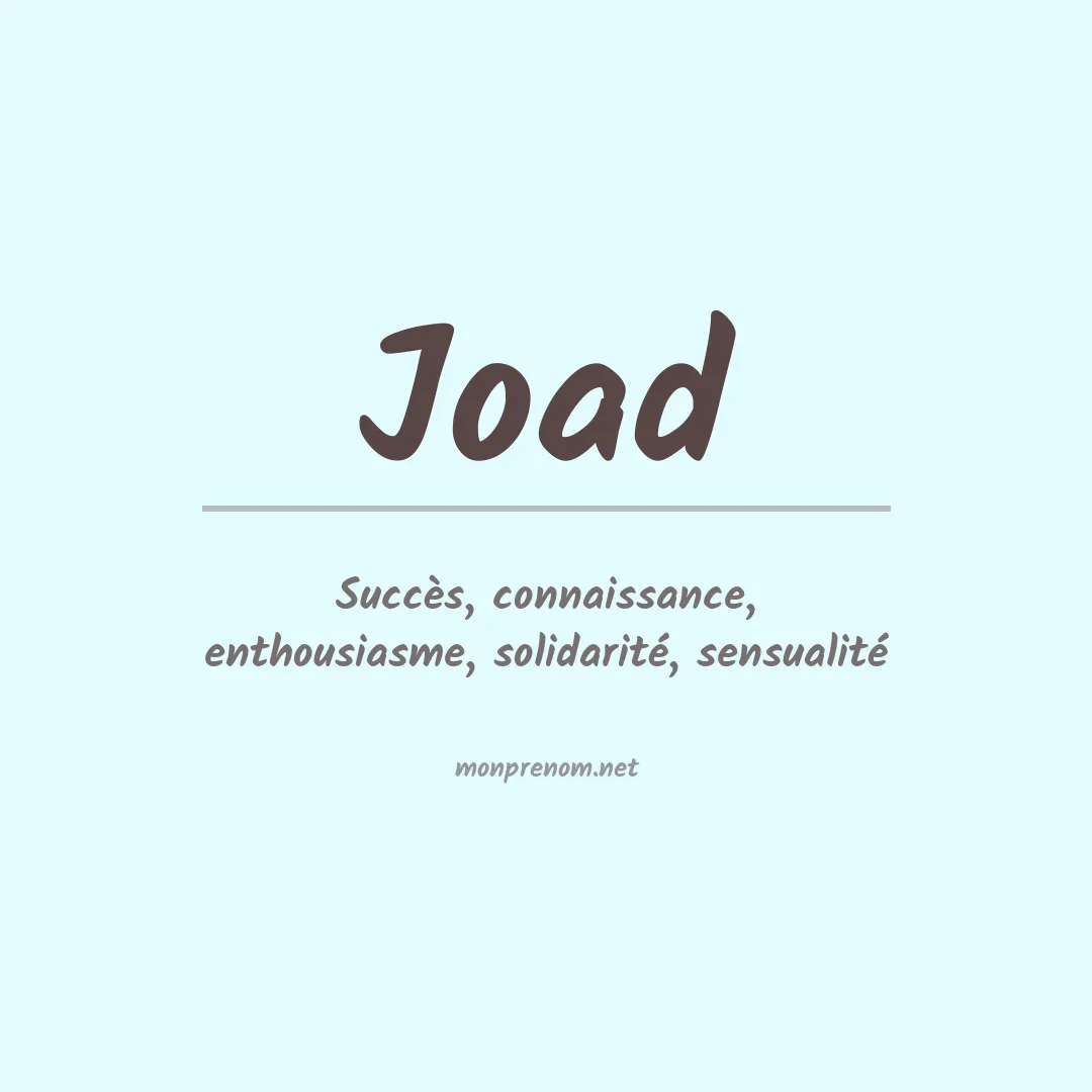 Prénom Joad
