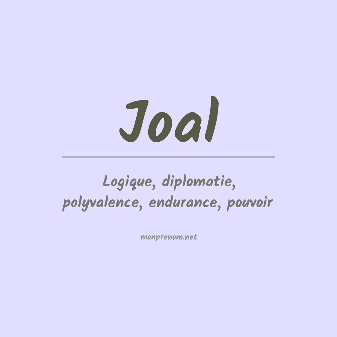 Prénom Joal