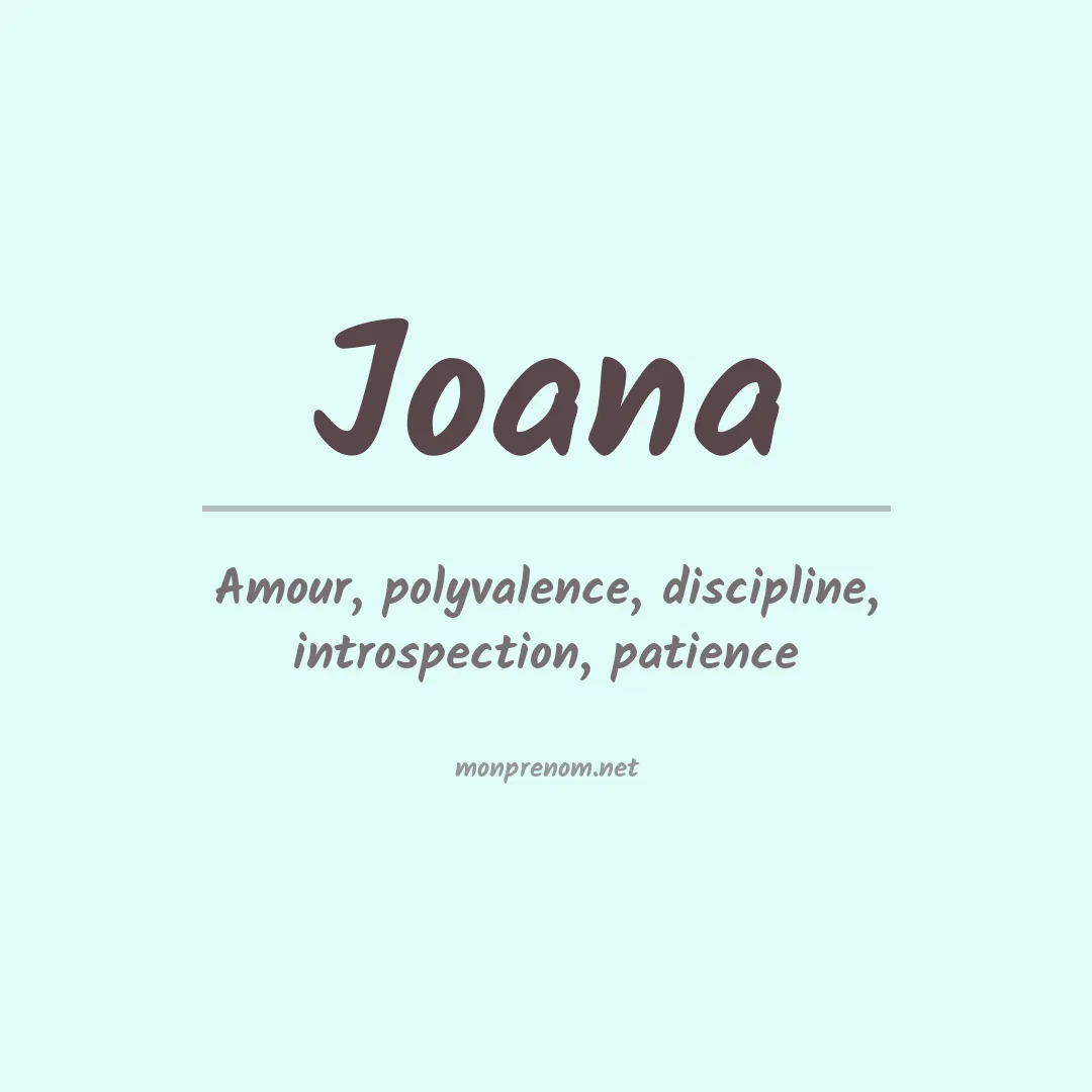 Prénom Joana